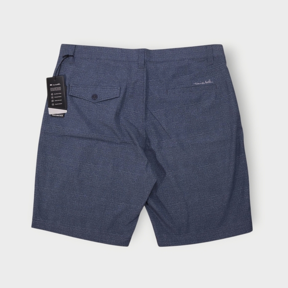 Travis Mathew Grommet Men's Textured PinStripe Blue Golf Shorts Size 36 NEW NWT - Picture 6 of 8